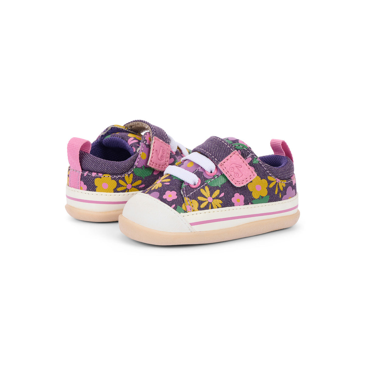 Stevie Mini Purple Floral | See Kai Run