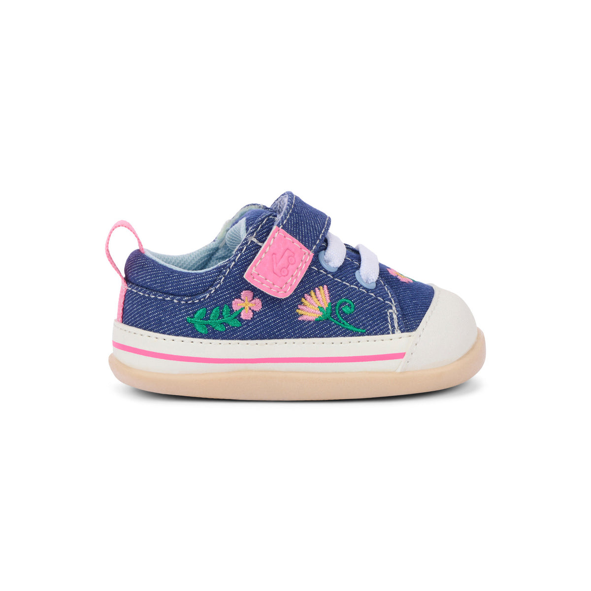 Stevie Mini Blue Denim/Garden | See Kai Run