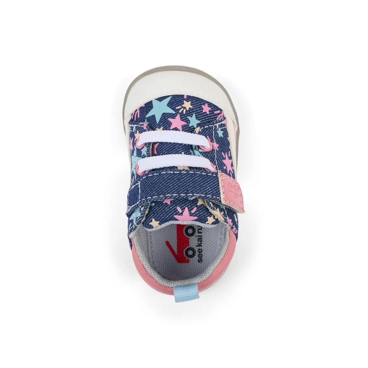 Stevie Mini Navy Denim/Stars | See Kai Run