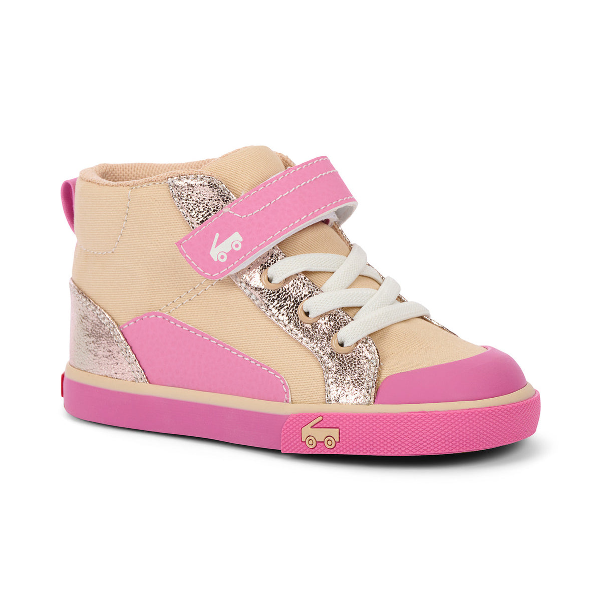Dayton Oatmeal/Pink | See Kai Run