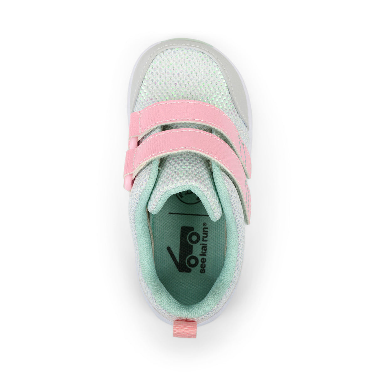 Ryder Adapt Light Gray Shimmer | See Kai Run