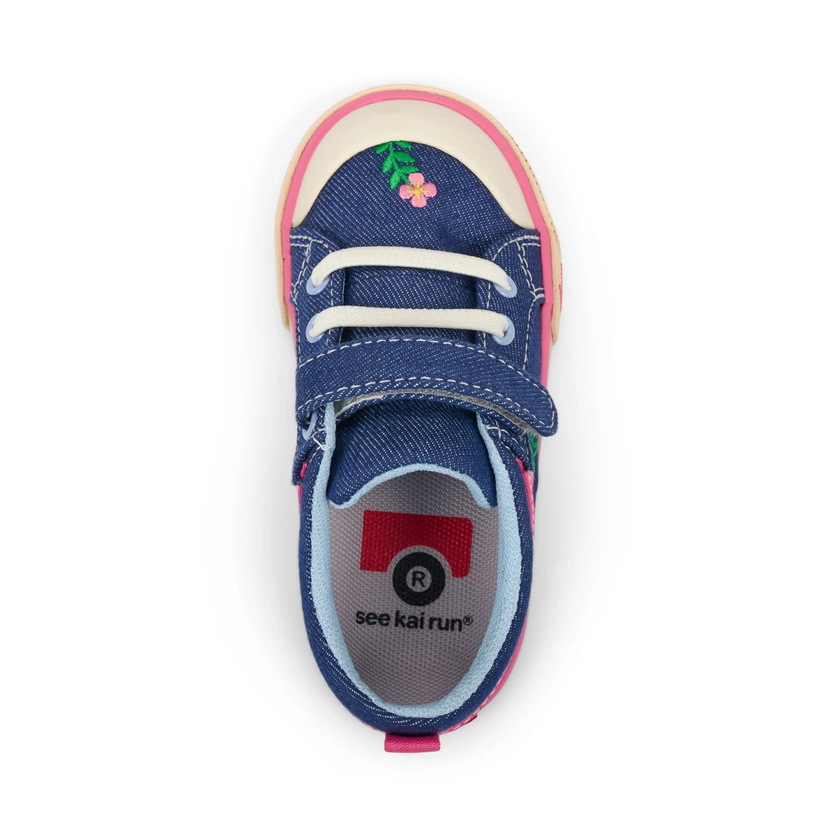 Kristin Blue Denim/Garden | See Kai Run