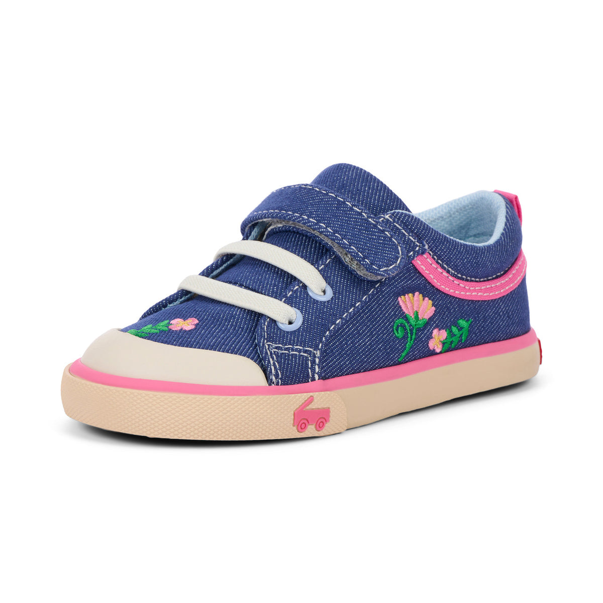 Kristin Blue Denim/Garden | See Kai Run