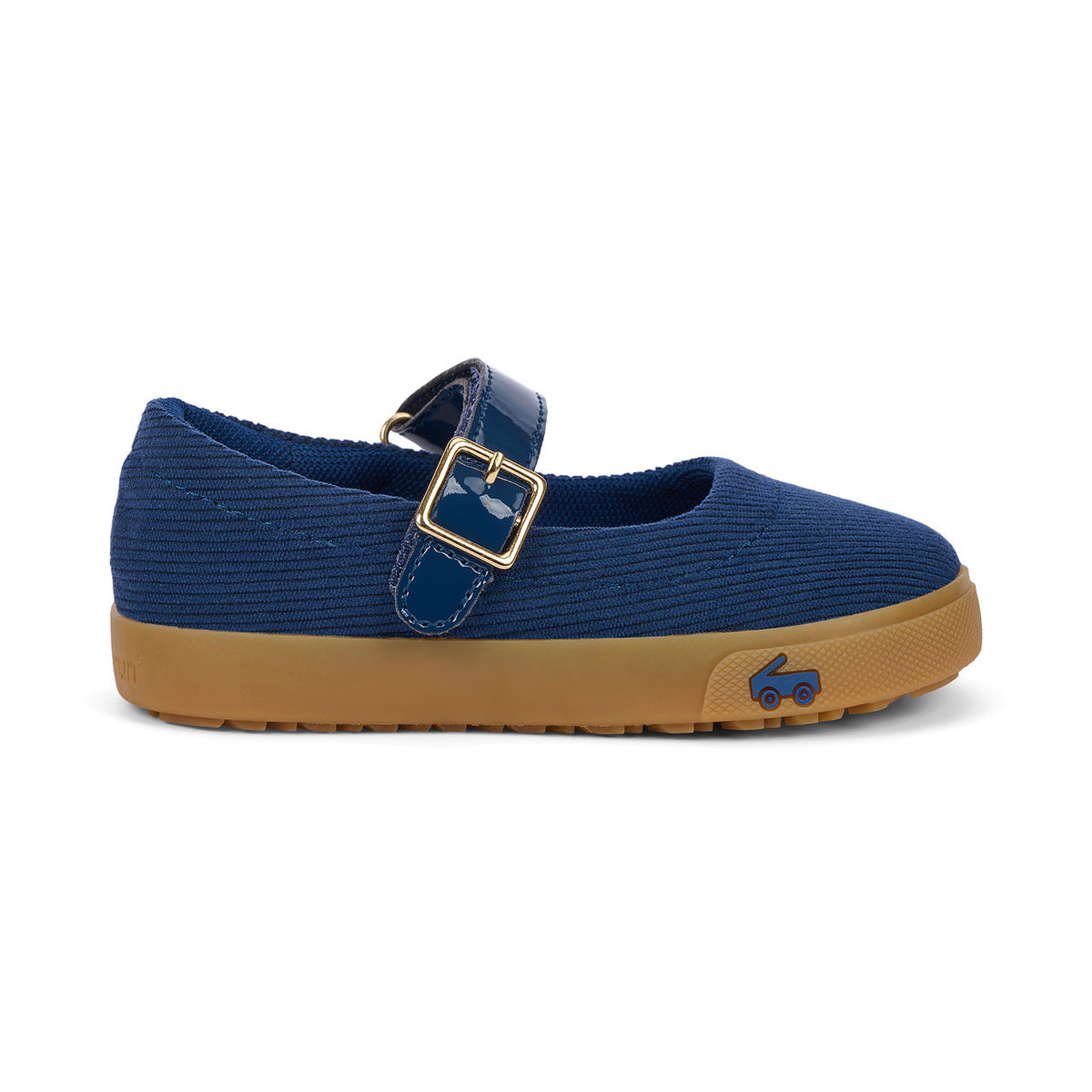 Lucia Navy Corduroy | See Kai Run